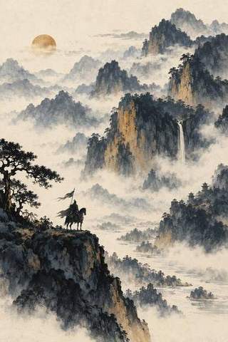 课程视觉：水墨山水